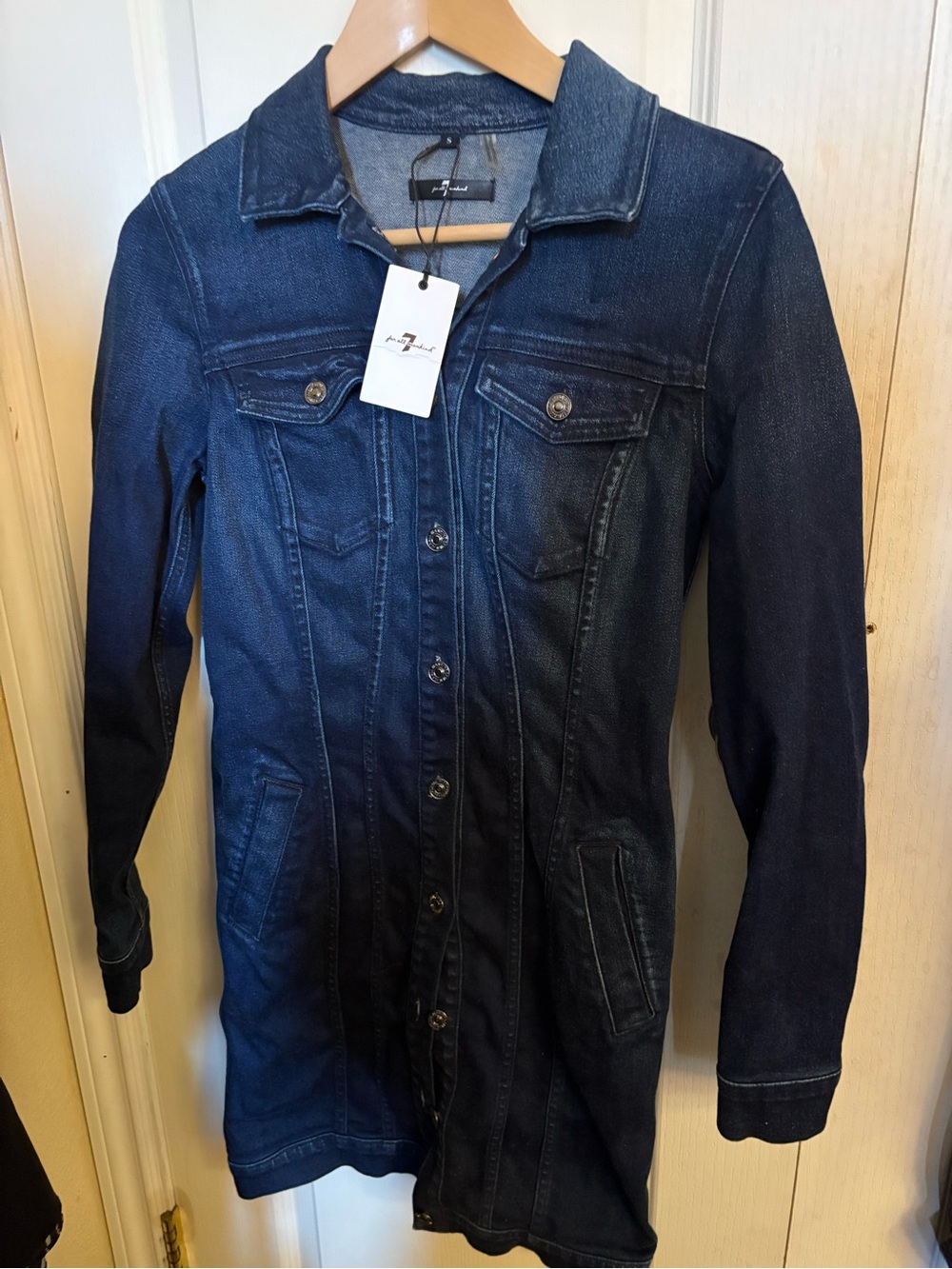 Seven for all mankind Jean dress size small